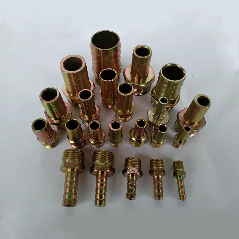 铁镀彩外丝直通宝塔管接头水管软管皮管咀接头1分2分3分4分6分1寸