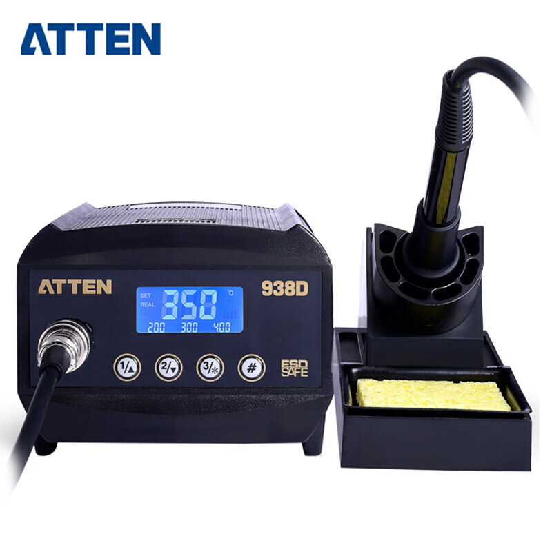 安泰信焊台AT938D数显防静电恒温调温电烙铁AT980E汽修焊接套装
