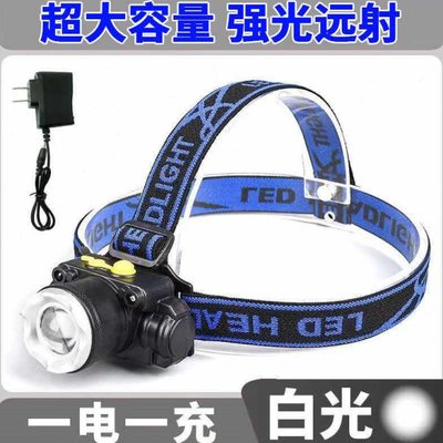 感应头灯户外钓鱼灯变焦T6内置充电强光头带式手电筒强光探照头灯