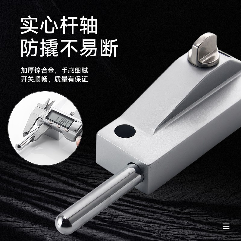 旋转门地插销锁有框玻璃地弹门锁明装木门铝合金门地锁弹簧落地插