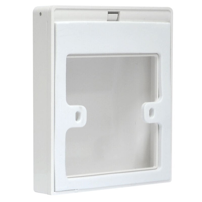 A开关插座防水盒白色单连插座防溅盒卫生间浴室防水盒AS502
