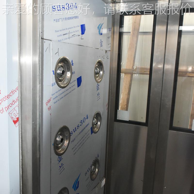 单人双吹风淋室隐藏式动CR-3000门风淋室34不锈0钢智风淋能自货淋