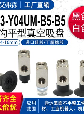 艾弗森 机械手真空吸盘ZP3-Y04/06/08/10UMN/13/16UMS-B5-B5 吸嘴