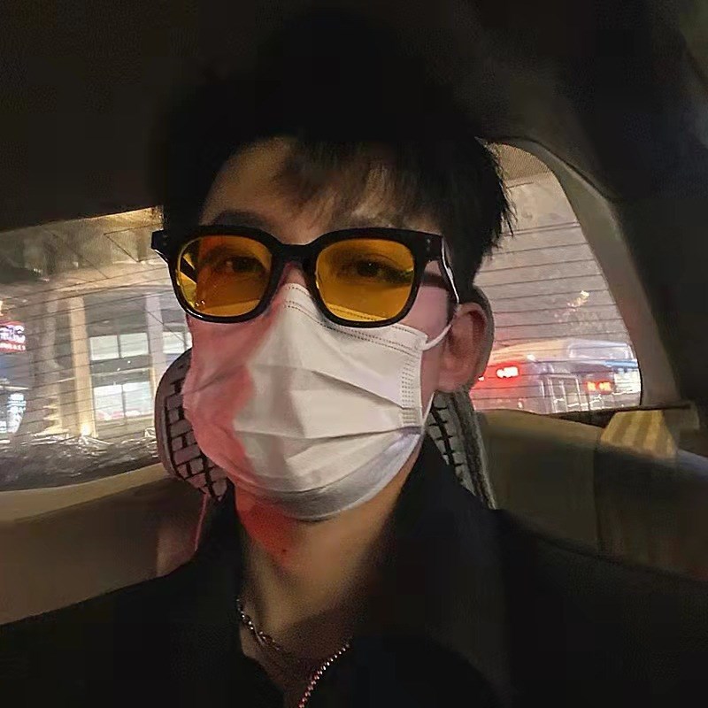 新款gm墨镜女夏高级感ins防紫外线强光茶色遮阳S复古太阳镜眼镜男