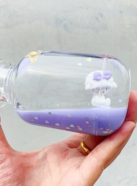 长方阶梯滴d漏桌面入油摆件生日礼物可爱少女心油漏解压液体计时