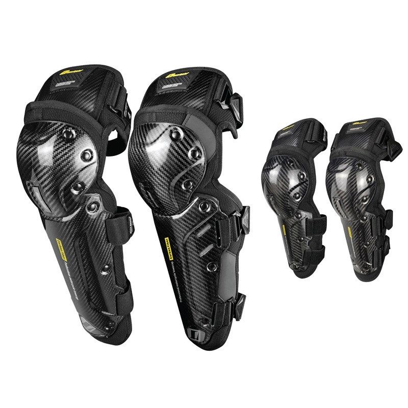 摩托车护膝夏季碳纤维男骑行w护腿骑士装备机车防摔四季防风护具