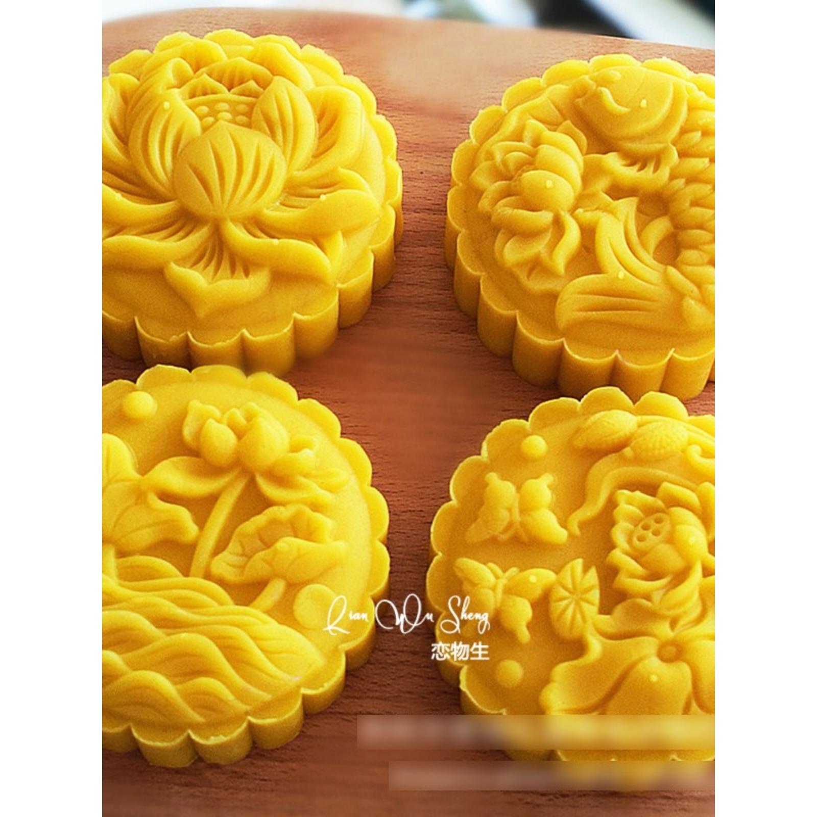 大号月饼模具龙年福字锦鲤龙凤糕点青团馒头红米粿模150g200g250g