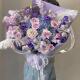 曼塔紫玫瑰郁金香闺蜜生日花束上海同城鲜花女友节日鲜花高档花束