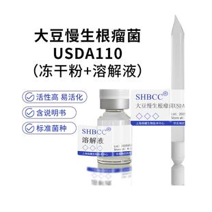 冻干粉大豆慢生根瘤菌USDA110YMA琼脂培养基30度活化试管甘油菌