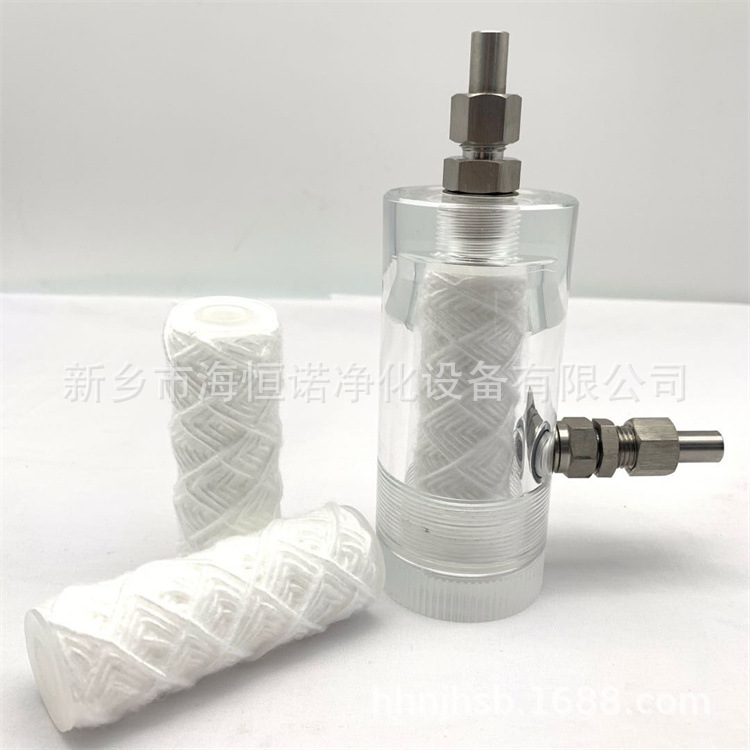 海恒诺净化厂家**SG-M-6H电厂仪表取样过滤器TZ03D螺纹连接过滤器