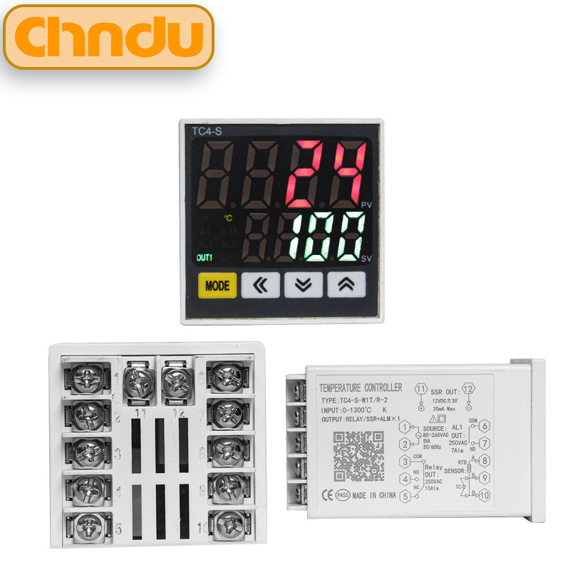 恒度温控器485通讯数显智能温控仪TC4S/5-H/M/L温度控制开关仪表