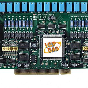16隔离数字量输入16路继电器输出卡 通用PCI 泓格PCI P16R16U