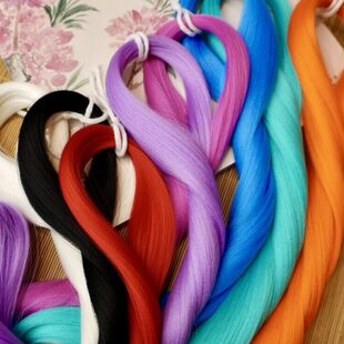 6A生丝蚕丝线 无捻 无网状结构 免分网 做绒球绒鸟生丝 细丝 娃娃