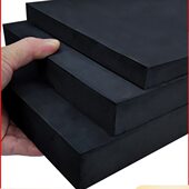 60度黑色EVA泡棉板汽车鱼缸防震减震内衬包装 盒eva泡沫板海绵材料