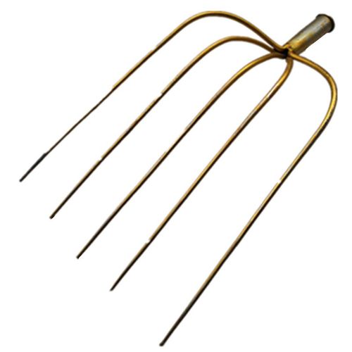 四齿叉农用钢叉全钢实心五股铁叉五齿草叉子泥叉粪叉子锰钢四股叉