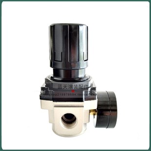 喷涂机调压气动减压压力表长江欧耐实喷涂机气源处理门包邮