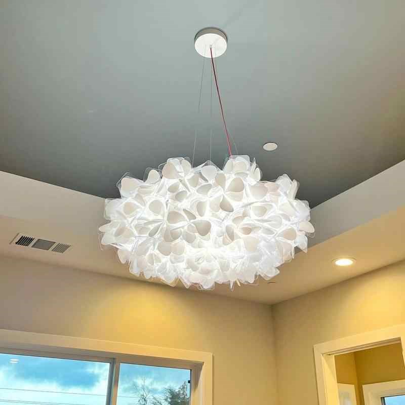 意大利创意花瓣吊灯法式客厅卧室书房饭厅设计师花朵艺术装饰灯具