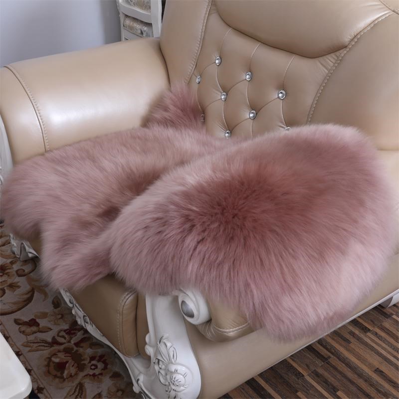 欧式羊毛沙发垫整张羊皮q沙发坐垫羊毛毯真皮毛绒防滑冬季2024新