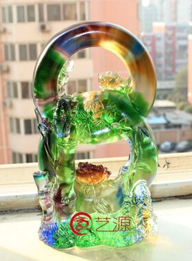 琉璃摆件节节高升时尚创意家居饰品客户升职朋友聚会生日礼品礼物