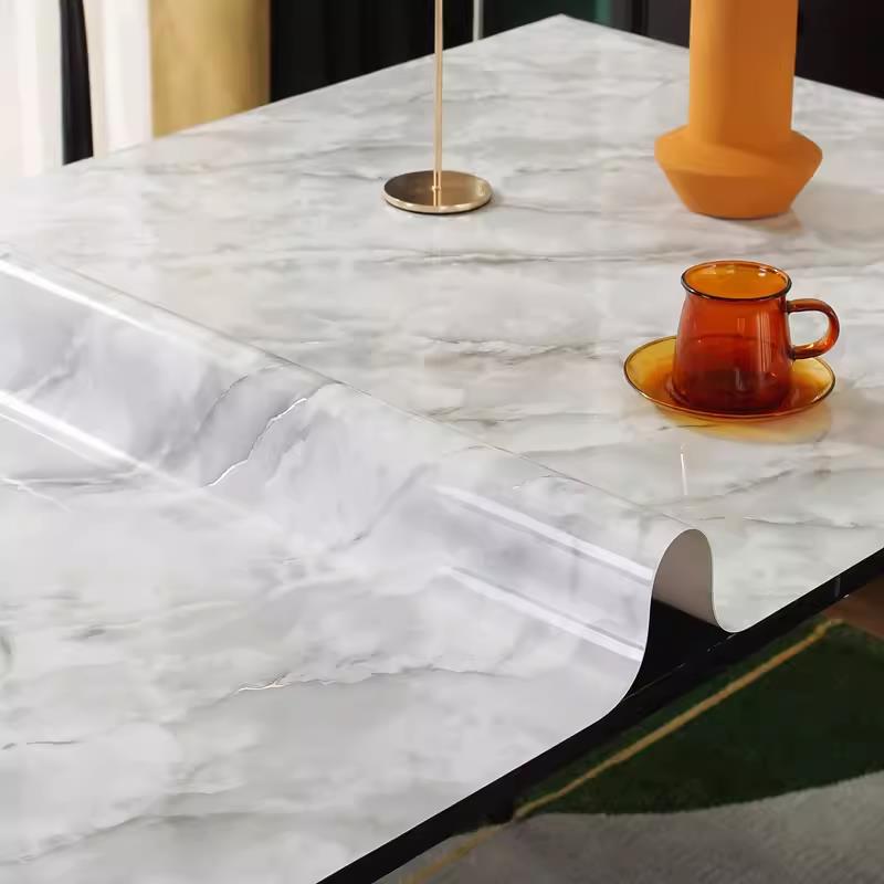 北欧ins风pvc软质玻璃桌布防水防油防烫餐桌垫书桌垫免洗茶几垫