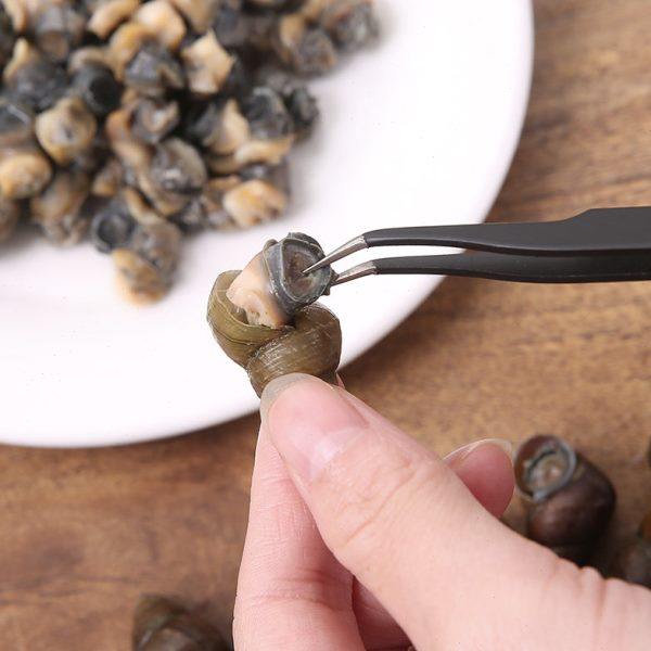 螺蛳取肉专用夹子家用快速挑田螺剪去尾镊工具不锈钢海螺丝剔肉器,厨房/烹饪用具,厨用取毛/取刺用具,淘宝优惠券,粉丝福利购,淘宝优惠卷