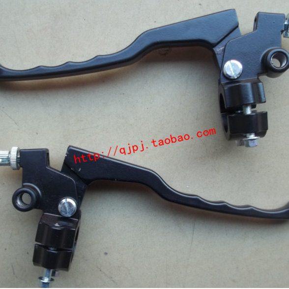 宗申隆鑫五星摩托三轮车配件25mm离合支架刹车小把手柄镜座