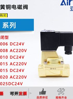 亚德客电磁阀2W030-06-08/050-10-15/150-15/2W200-20/2W250-25