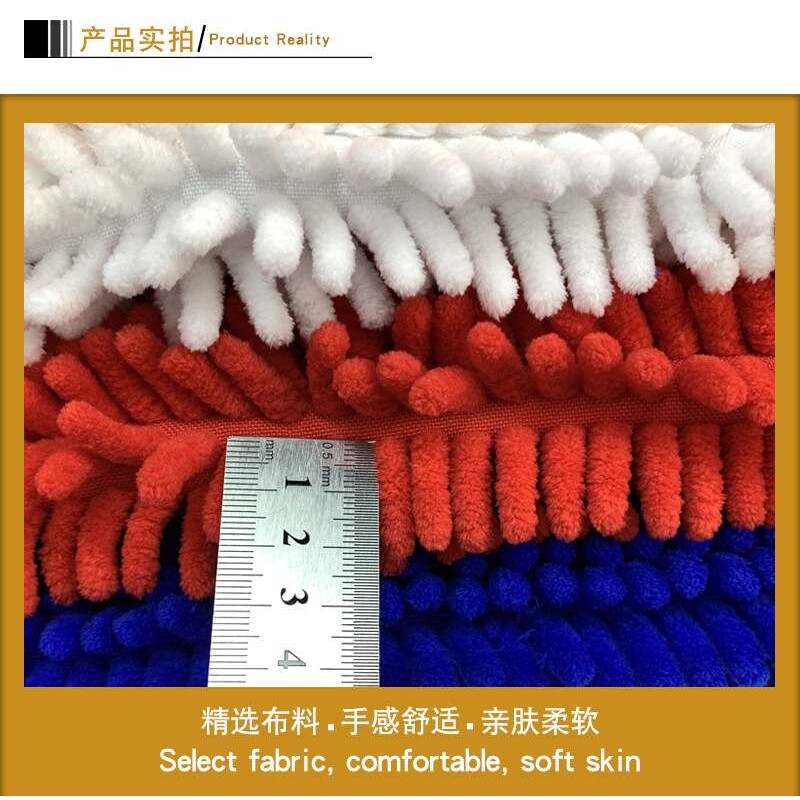 毛高2.0cm雪尼尔磨光抛光材料清洁拖把布洗车擦车强吸水手套材料