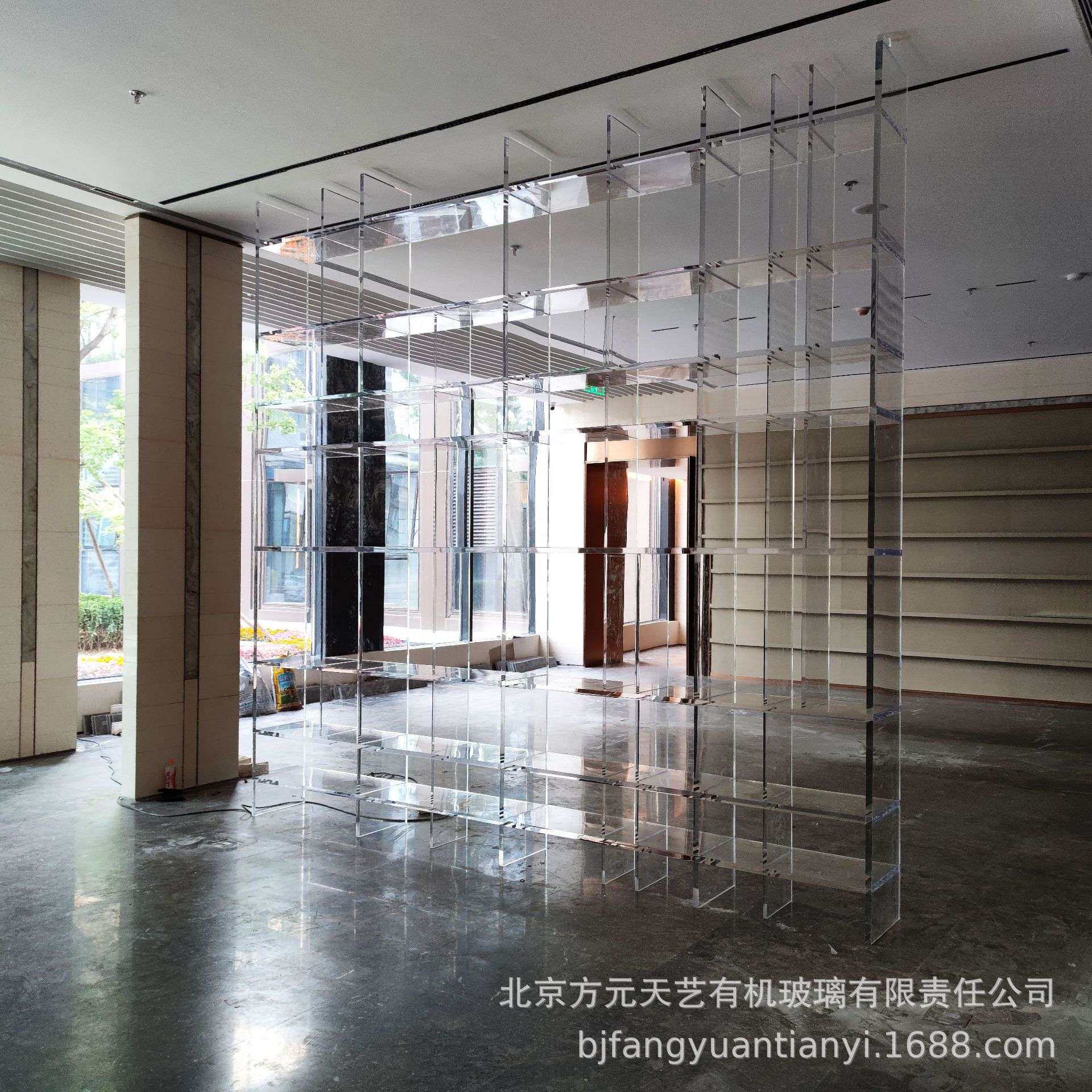 透明亚克力酒店储物柜博古架陈列置物架餐厅酒吧装饰展示柜多宝格