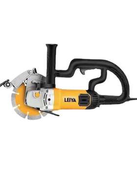 雷亚新款S19508电动无尘开槽机大功率水电开槽专业安装开槽角磨机