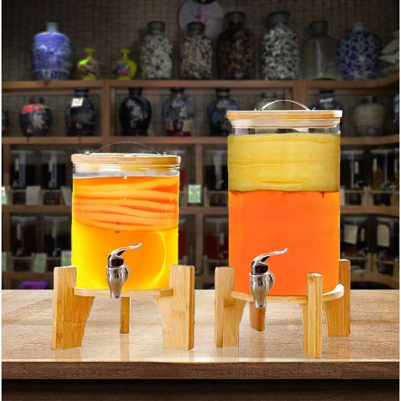 养红茶菌胃宝培养瓶高硼硅无铅玻璃瓶酵素瓶泡酒瓶家用容器加厚