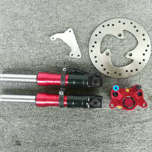 碟刹大螃蟹卡钳下泵刹车泵刹车盘转接码 DIO18 ZX3538期改装