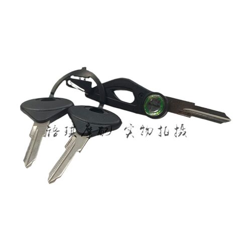 适用于钱江配件黄龙BJ600 BJ300折叠银刃钥匙毛胚 锁胚TRK502 750