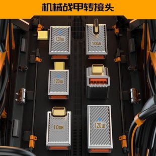 Typec公转USB母OTG数据120W快充转换头安卓平板手机外接鼠标键盘