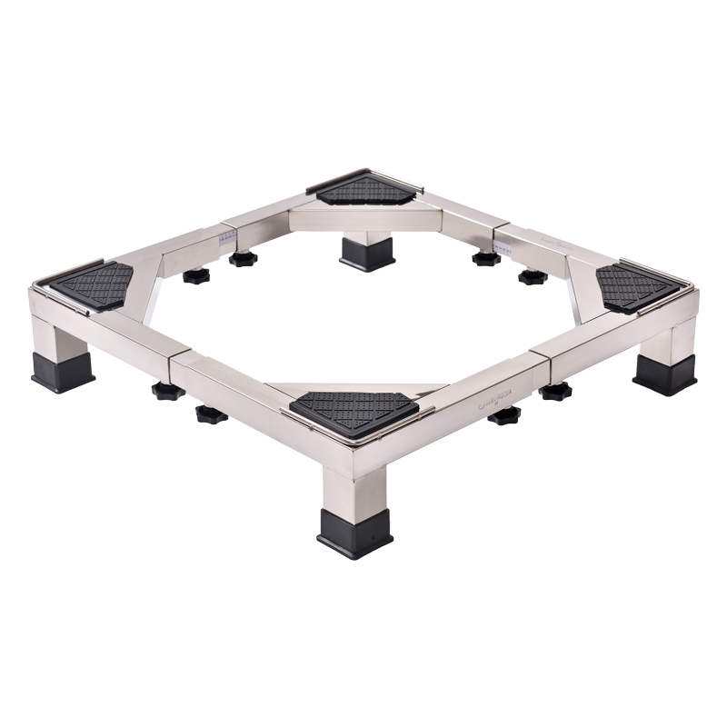 滚筒波轮洗衣机不锈钢架可伸缩通用冰箱支架加高固定脚托架底座