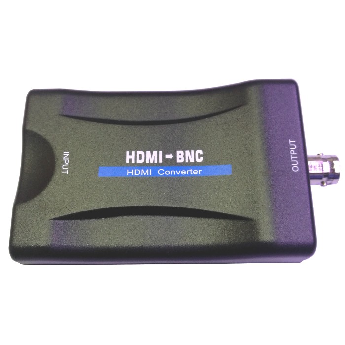 HDMI转BNC转换器HDMI 转Q9头监控视频信号转换盒HDMI转复合视频