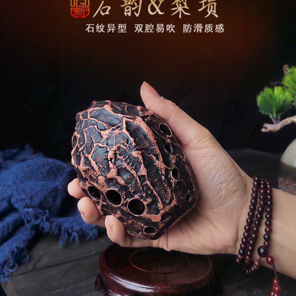 云新梨埙自学入门专业演奏考级初学者十孔古埙陶勋损陨陶埙乐器