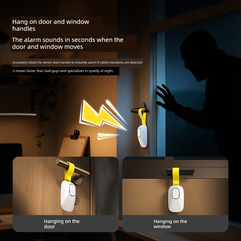 Baseus门框内门进入酒店防盗门框女孩旅行摄像头检测报警器单独