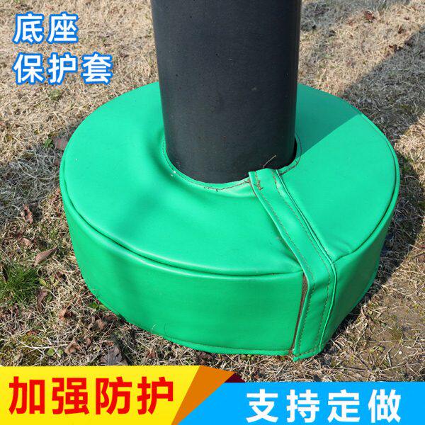 订做球场灯柱底座海绵保护套 地埋篮球架护套底座护套防撞棉套子