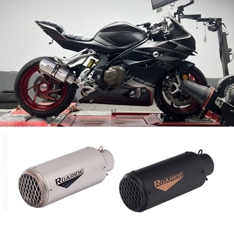 适用于钱江赛921排气管改装 赛921外观阀门双尾排 侧排排气管