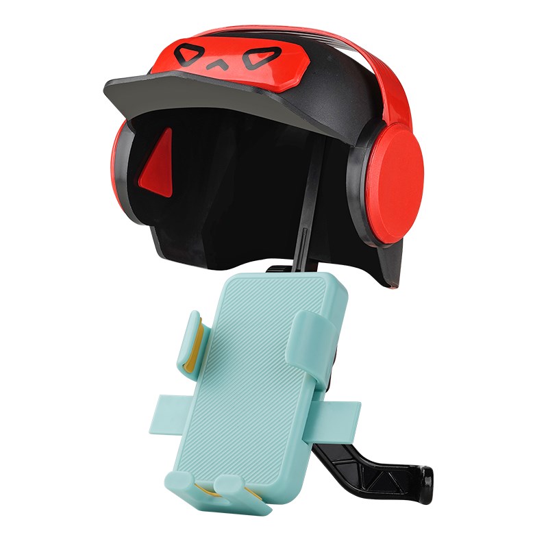 小头盔手机支架摩托车电动车导航手机架外卖N自行车骑行防水遮阳