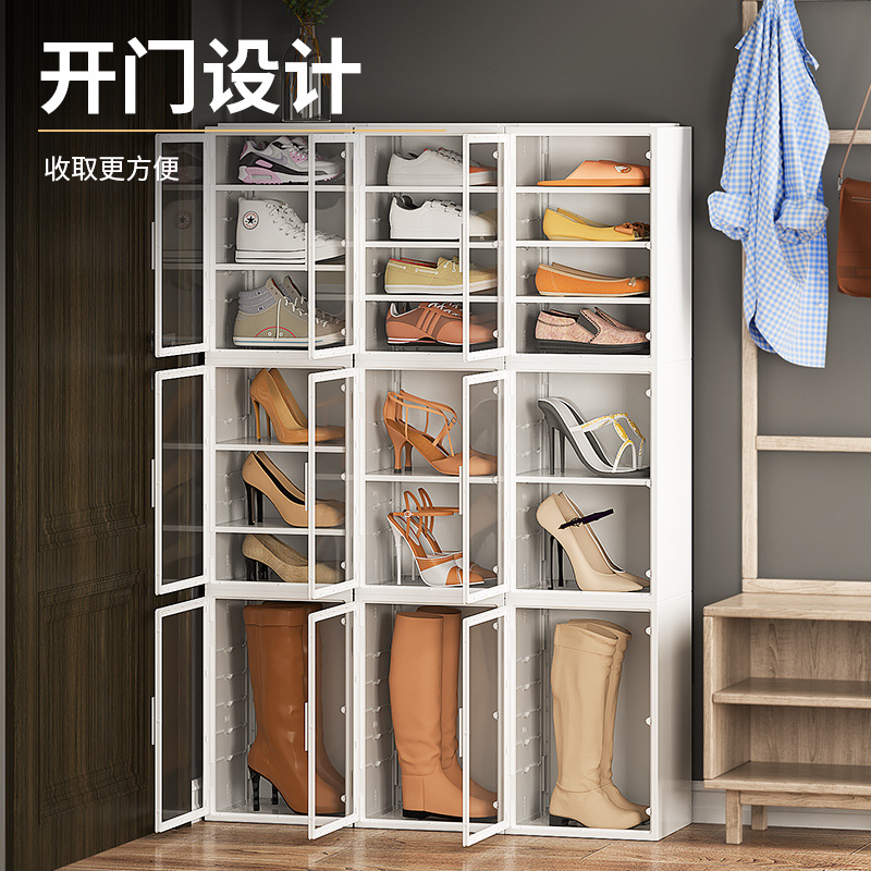 厂家直销过膝长靴防尘收纳柜家庭