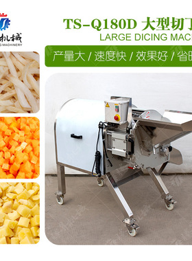 果蔬大型切丁机TS-Q180D 中央厨房食品作业设备 切丁机 腾昇机械