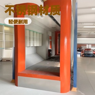 喷塑自动粉房/涂装设备静电喷粉回收柜/喷涂线滤芯式背包粉房