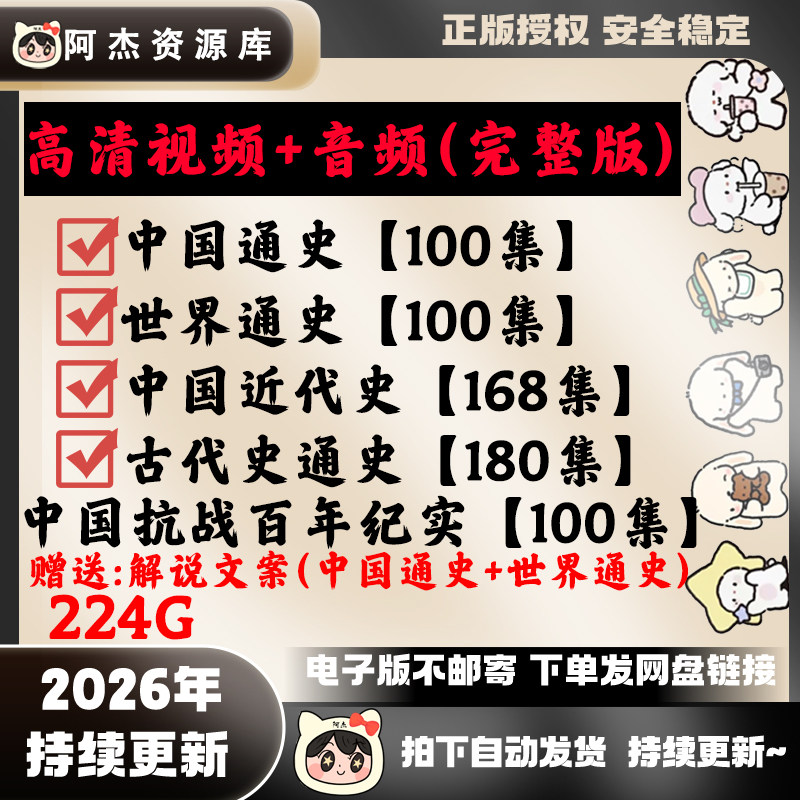 中国通史近代史古代史世界通史历史纪录片高清视频素材解说词文案图片