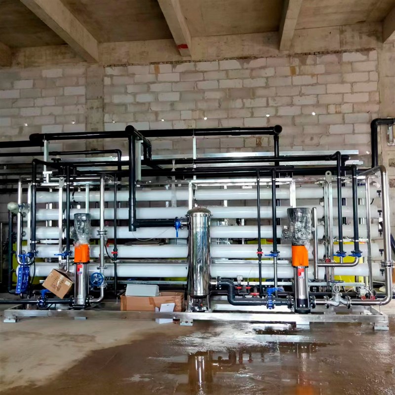 大型软化水处理反渗透设备超纯水超滤直饮海淡及污S水设备RO工业