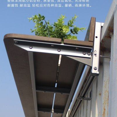 阳台窄条桌休闲小吧台折叠桌栏杆挂桌椅子吧台桌靠窗一体式家用