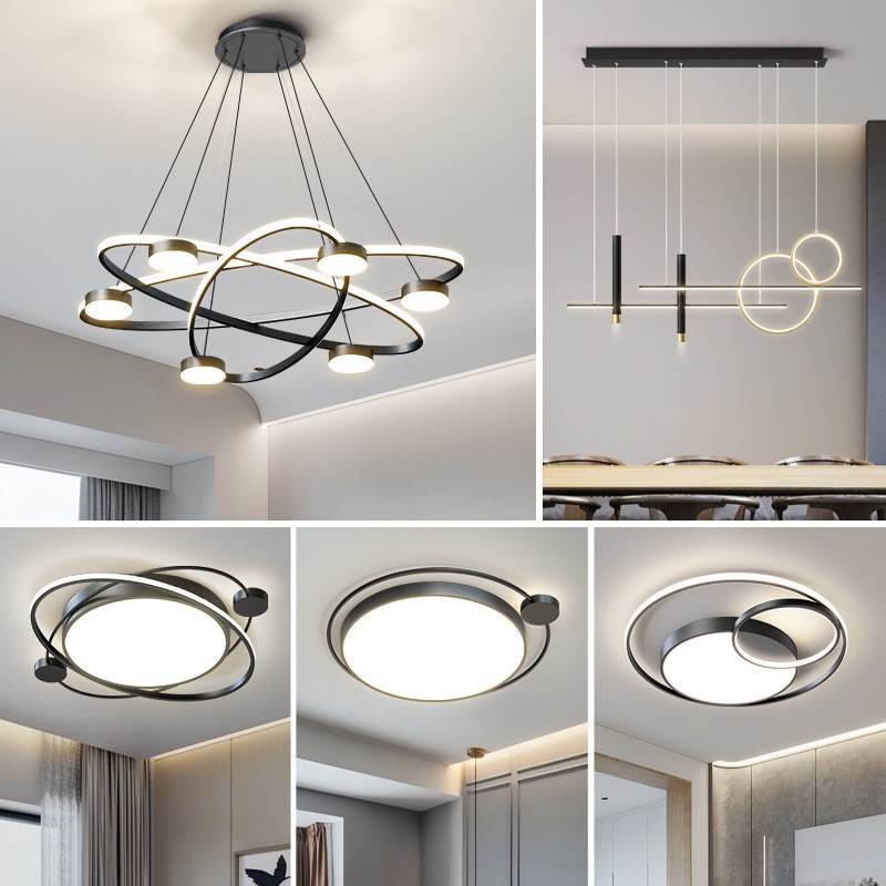 客厅灯吊灯2021年新款现代简约A大气餐厅灯卧室灯灯具组合全屋套