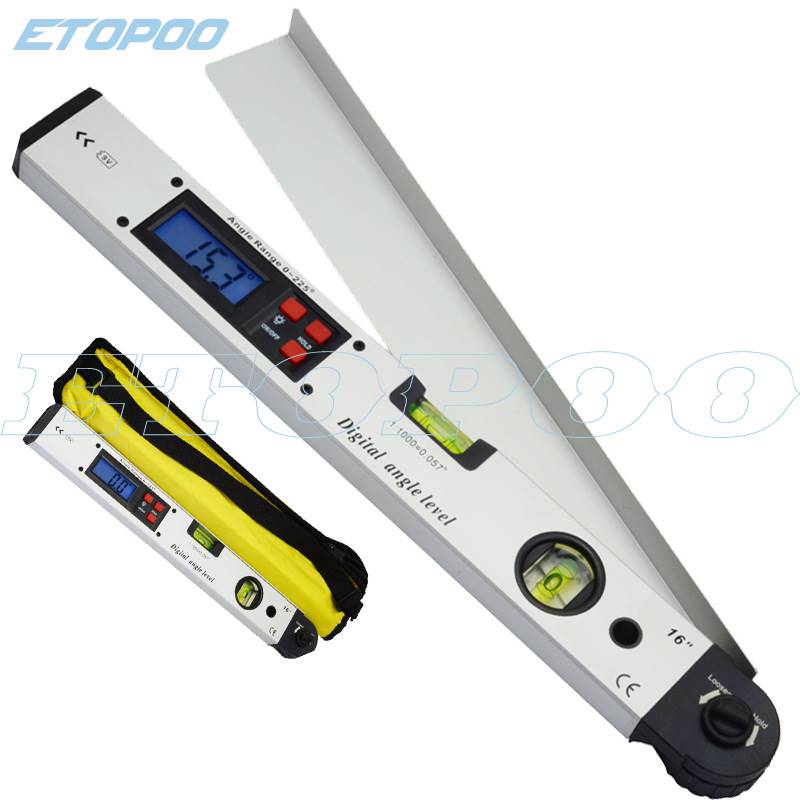 现货速发400gmm/16ICH 数显角度尺 电子水平尺 数显角度仪 角度尺