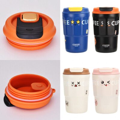 匡迪华象7060不锈钢咖啡保温杯K/HX7060-3杯盖通用盖子配件红家园